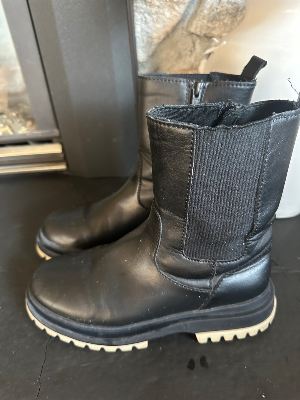 Zara Chunky Lug Boots